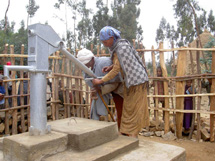 I länet Amhara förverkligas ett vattenprogram med stöd från Finland som utgör mönster för den vattenförsörjningsstrategi som täcker hela landet. Foto: Ramboll Finnconsult