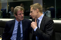 Foreign Ministers Bernard Kouchner and Alexander Stubb at the at the General Affairs and External Relations Council (GAERC) in Luxembourg on 13 October. Image: The Council of the EU
