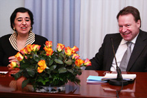 Foreign Ministers Erato Kozakou-Marcoullis and Ilkka Kanerva