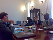 Minister Paavo Väyrynen met the new US Trade Representative Ron Kirk.