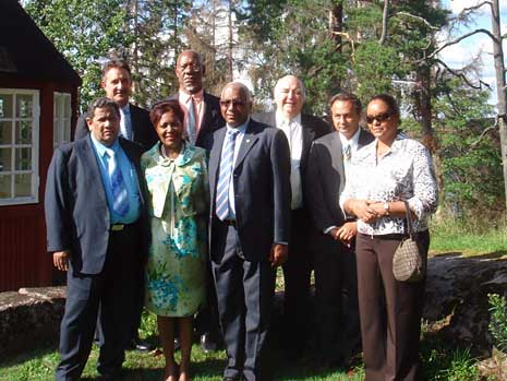 Honorärkonsuler för Finland i Suriname, Jamaica, St. Lucia, Dominica, Grenada, Kuba, Guyana och St. Kitts, Foto: Ingmar Ström