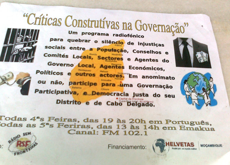 Mosambik, hyvä hallinto
