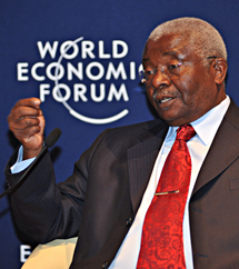 Mosambikin presidentti Armando Guebuza. Kuva: Eric Miller / World Economic forum / Flickr / CC BY-SA 2.0 