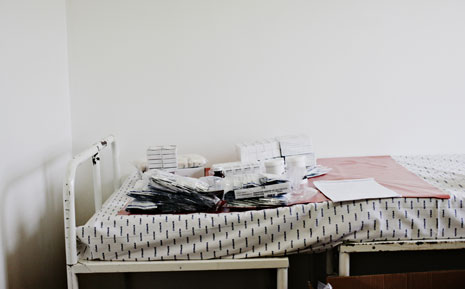 Msendon klinikan synnytyshuone. Kuva: Laura Oja