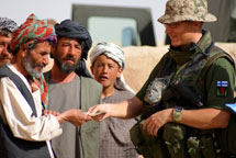 Roughly 120 Finnish soldiers are operating in crisis management in Afghanistan. Photo: Sam Karvonen.