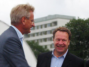 Utrikesministrarna Carl Bildt och Ilkka Kanerva träffade sina kolleger i Åbo redan på torsdagen.