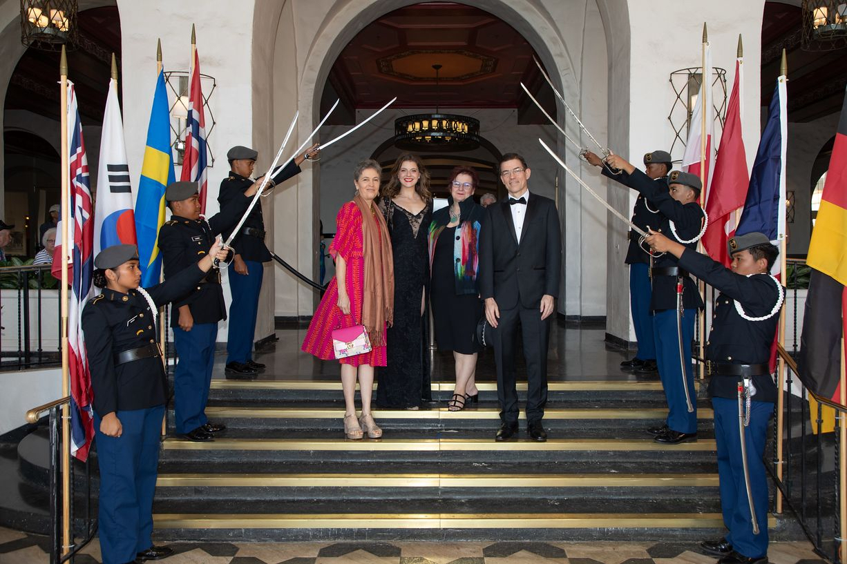 Honorary Consul Jussi Sipola at the Hawai'i Consular Corps Gala 