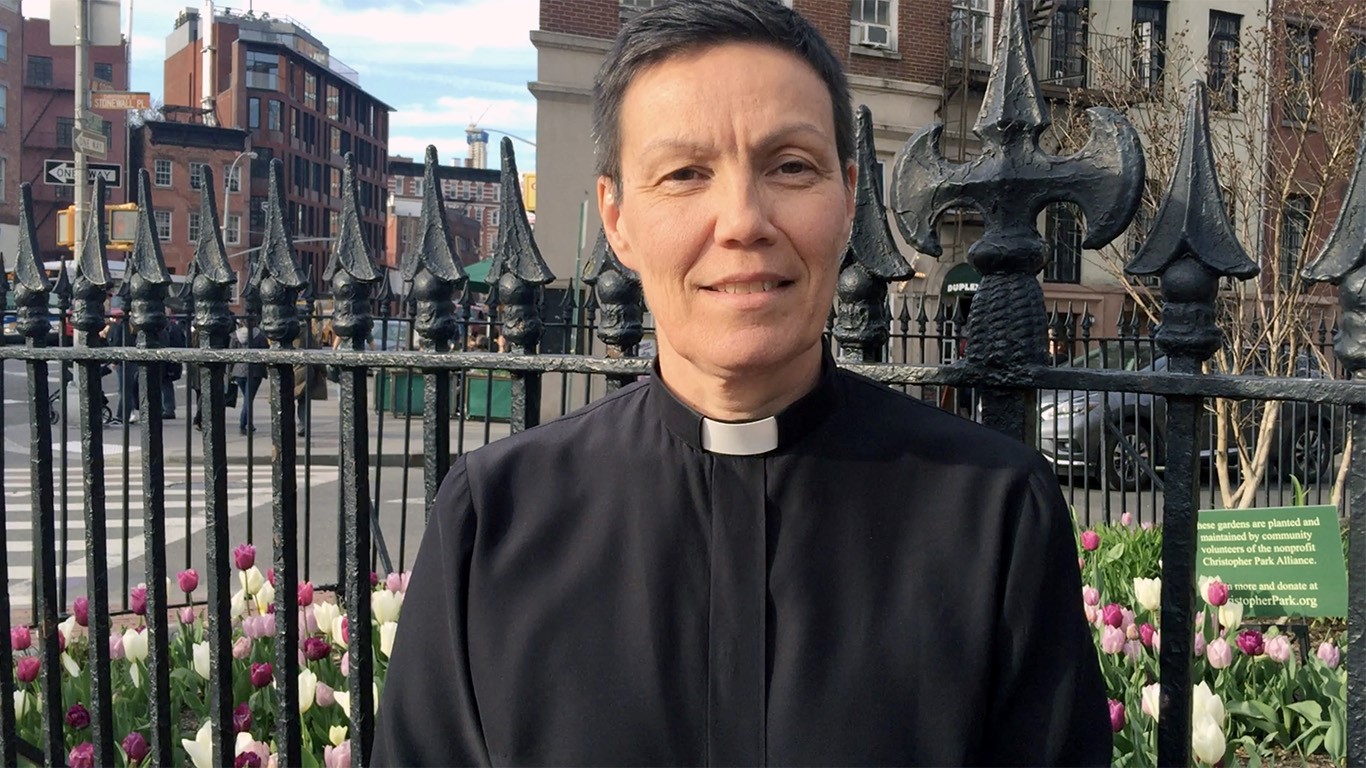 New York Finnish Lutheran Congregation pastor Tiina Talvitie photographed in New York
