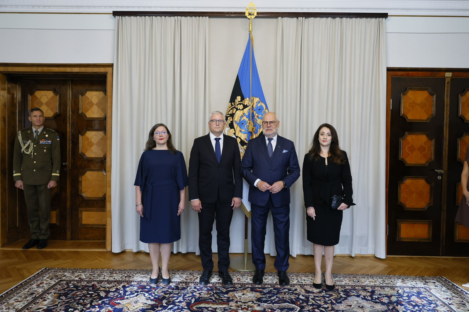 Anu Heinonen, Hannu Heinonen, Alar Karis ja Laila Clyne.