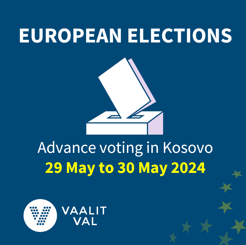 European elections advance voting in Kosovo 2024