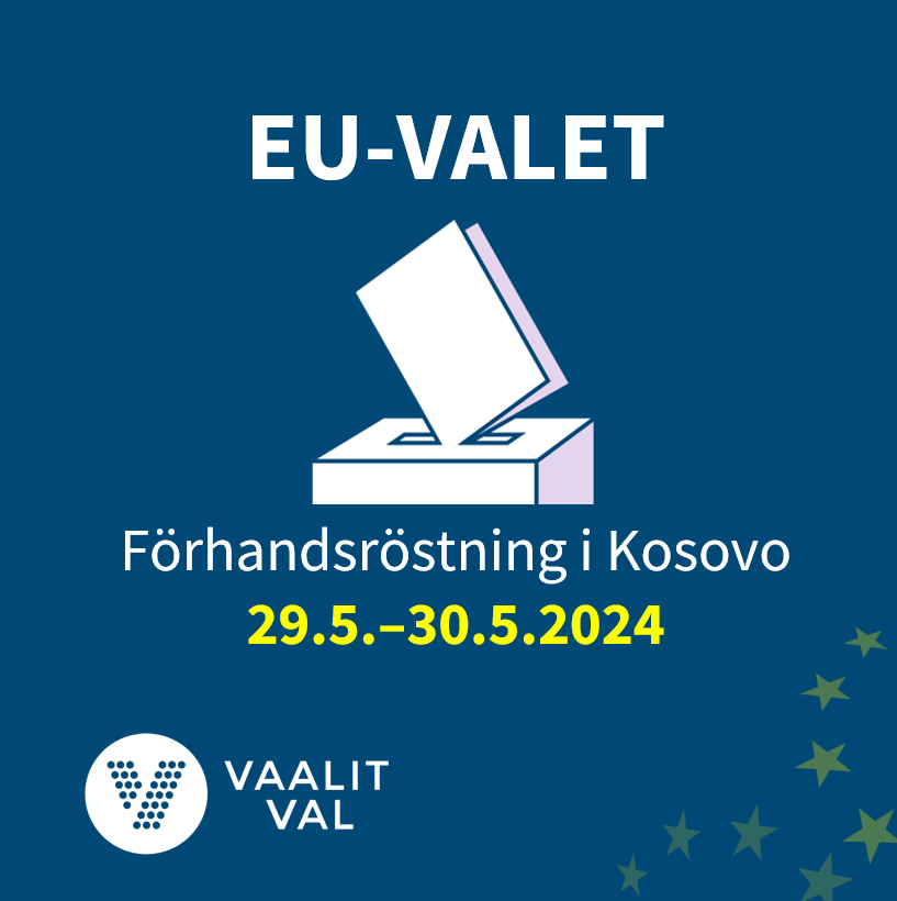 Förhandströstning i Kosovo vid EU-valet 2024