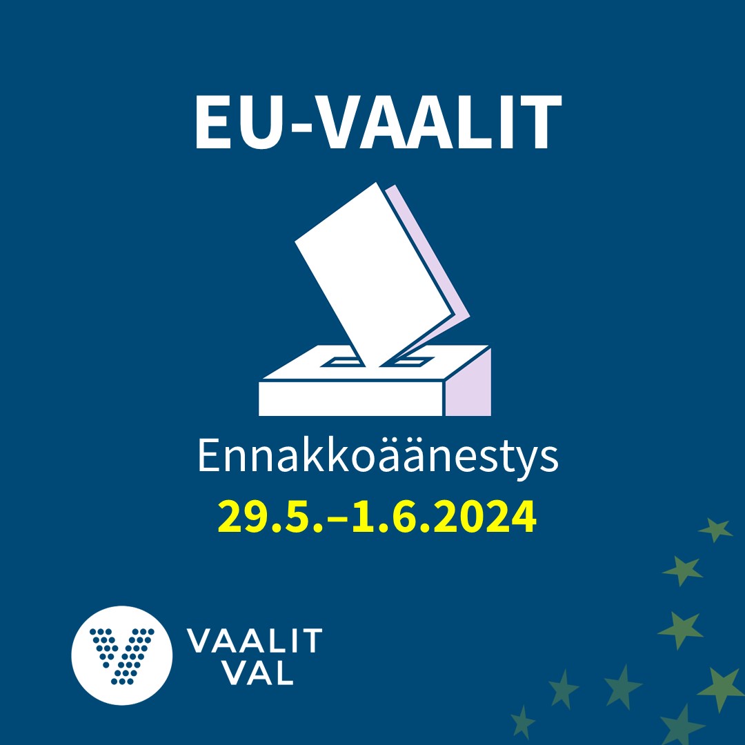 Ennakkoäänestys ulkomailla EU-vaaleissa 2024