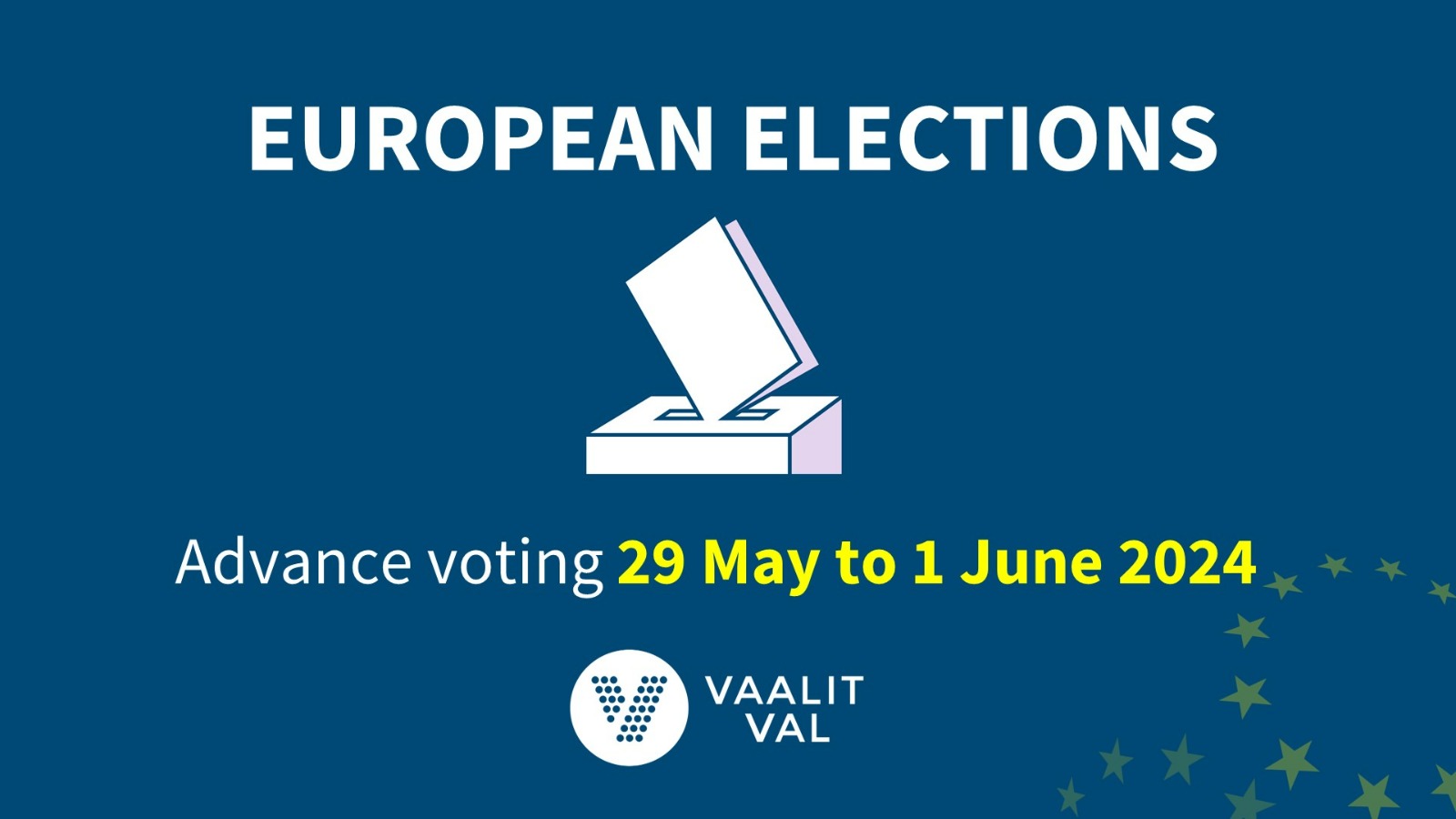 European elections 29.5.-1.6.