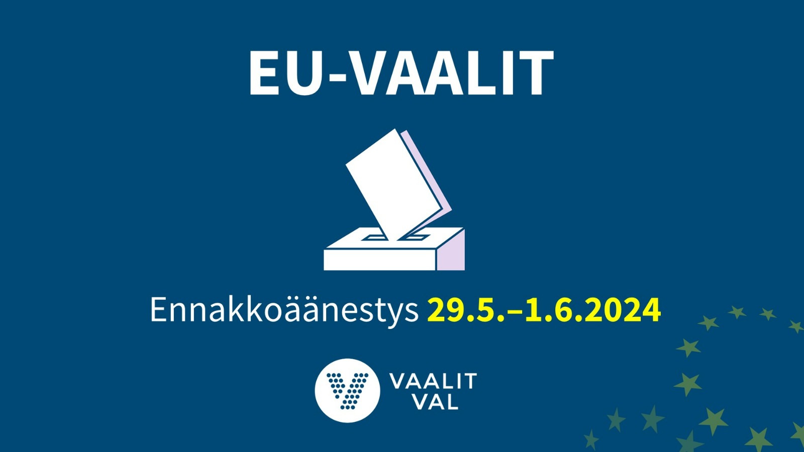 EU-vaalien ennakkoäänestys Saksassa 2024. 