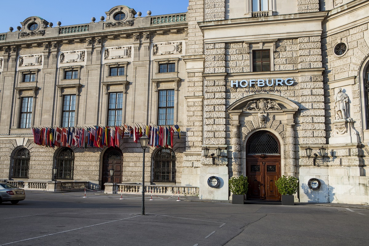 Hofburg palace in Vienna.