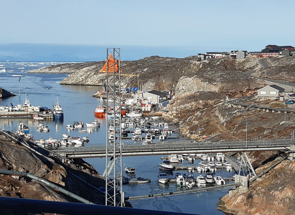 Ilulissat on Grönlannin kolmanneksi suurin taajama. Kuva: Harri Kämäräinen