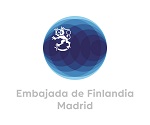 Logo de la Embajada de Finlandia en Madrid.