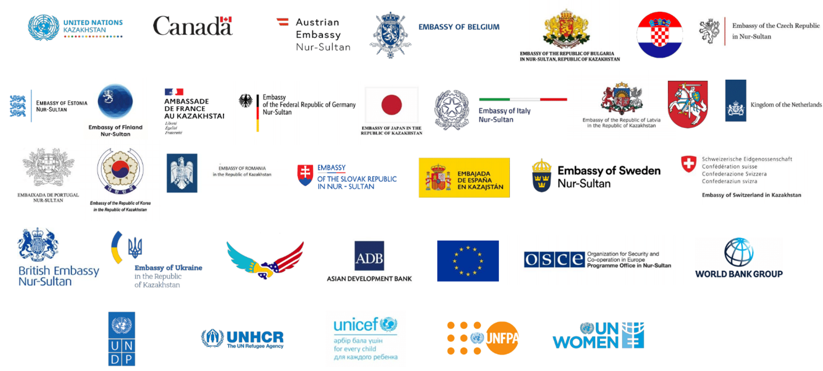 Logos of the participating embassies 