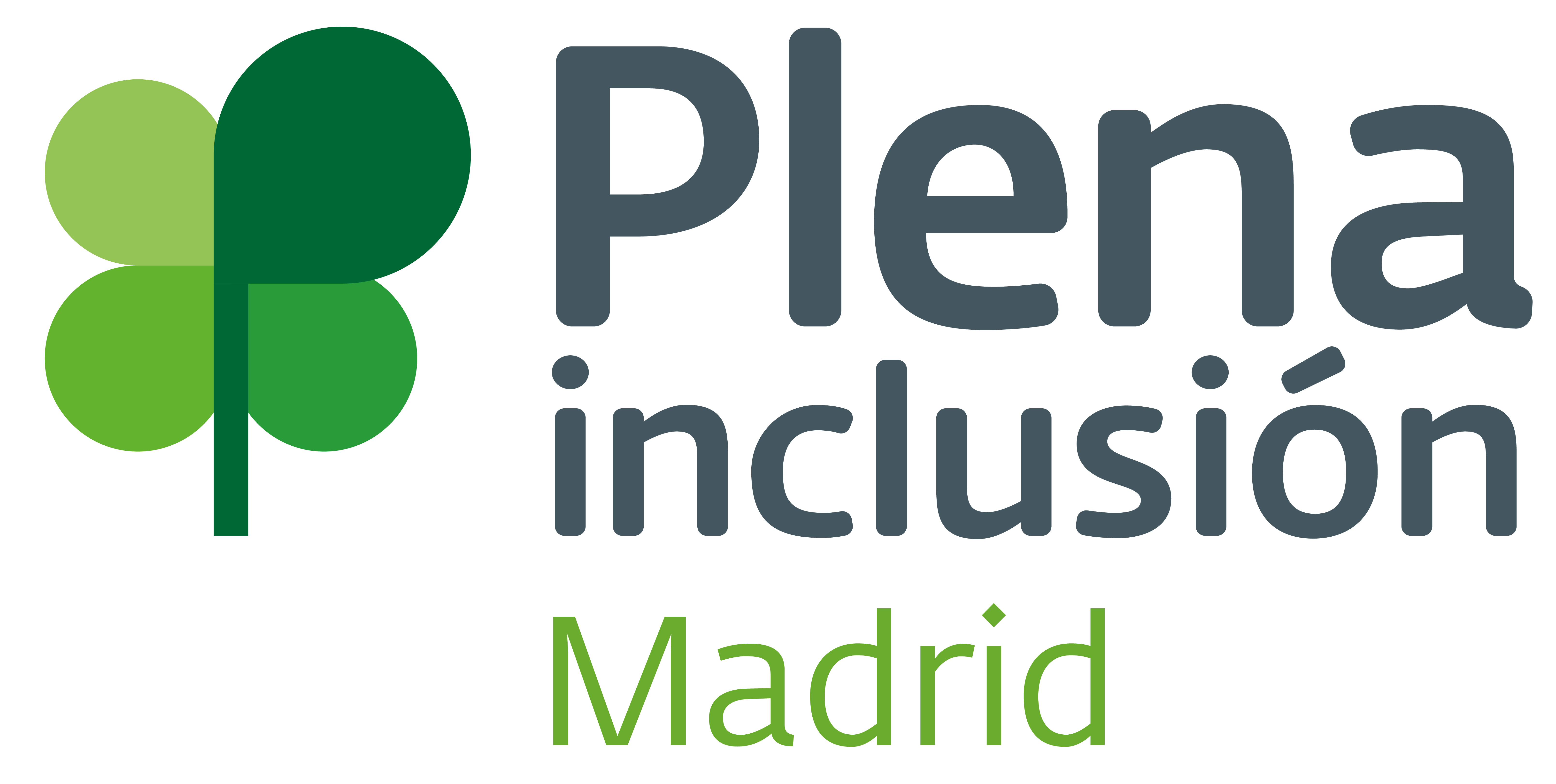 Logo de Plena Inclusión Madrid, Federación de Organizaciones de personas con discapacidad intelectual o del desarrollo de Madrid