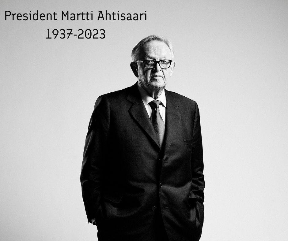 Martti Ahtisaari, foto: Tuukka Koski.