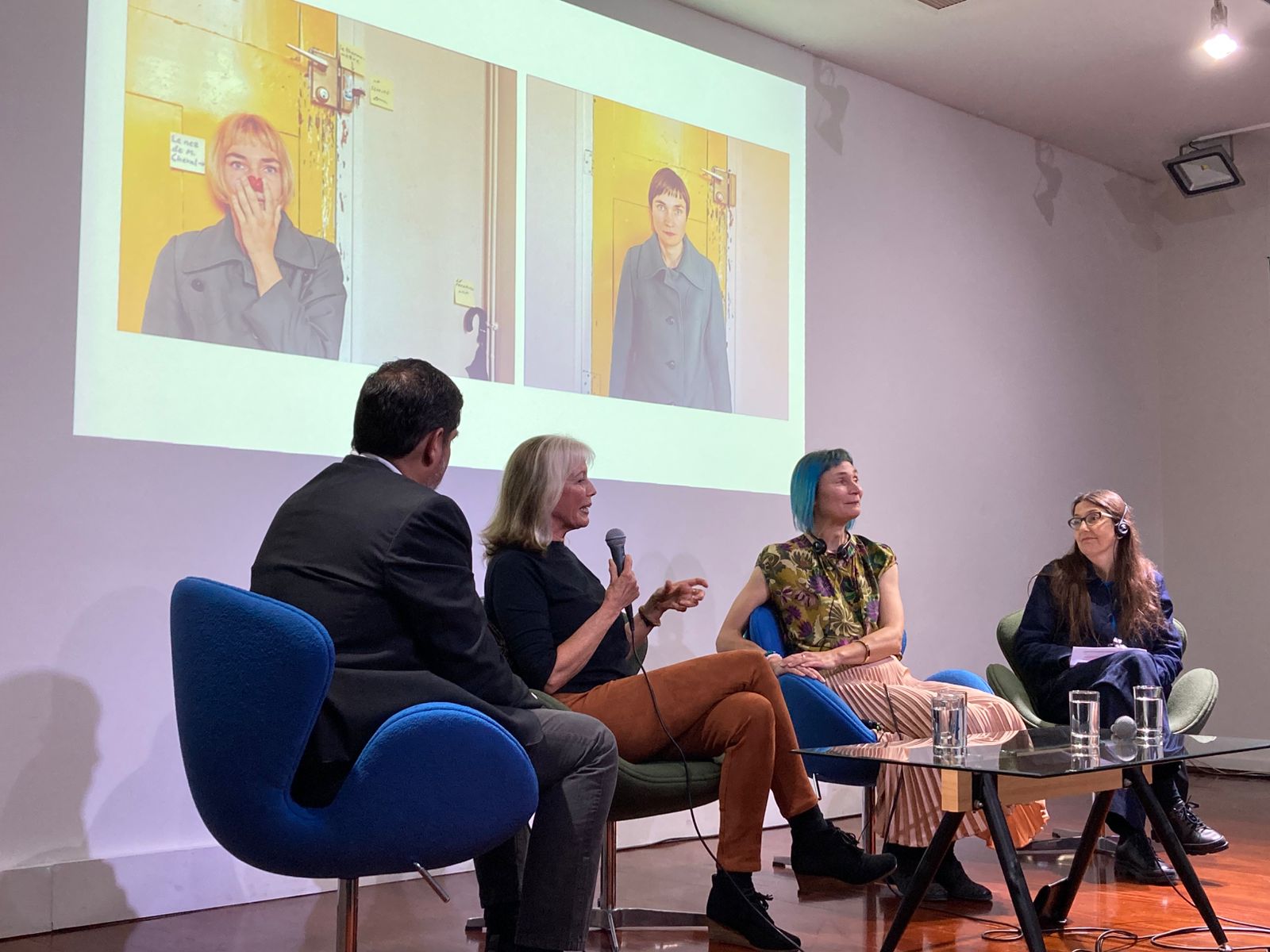 Carlo Trivelli, Anamaria McCarthy, Elina Brotherus y Natalia Iguiñiz. z.