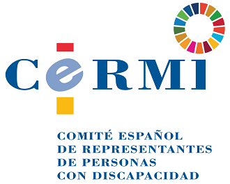 Logo de CERMI, Comité español de representantes de personas con discapacidad.