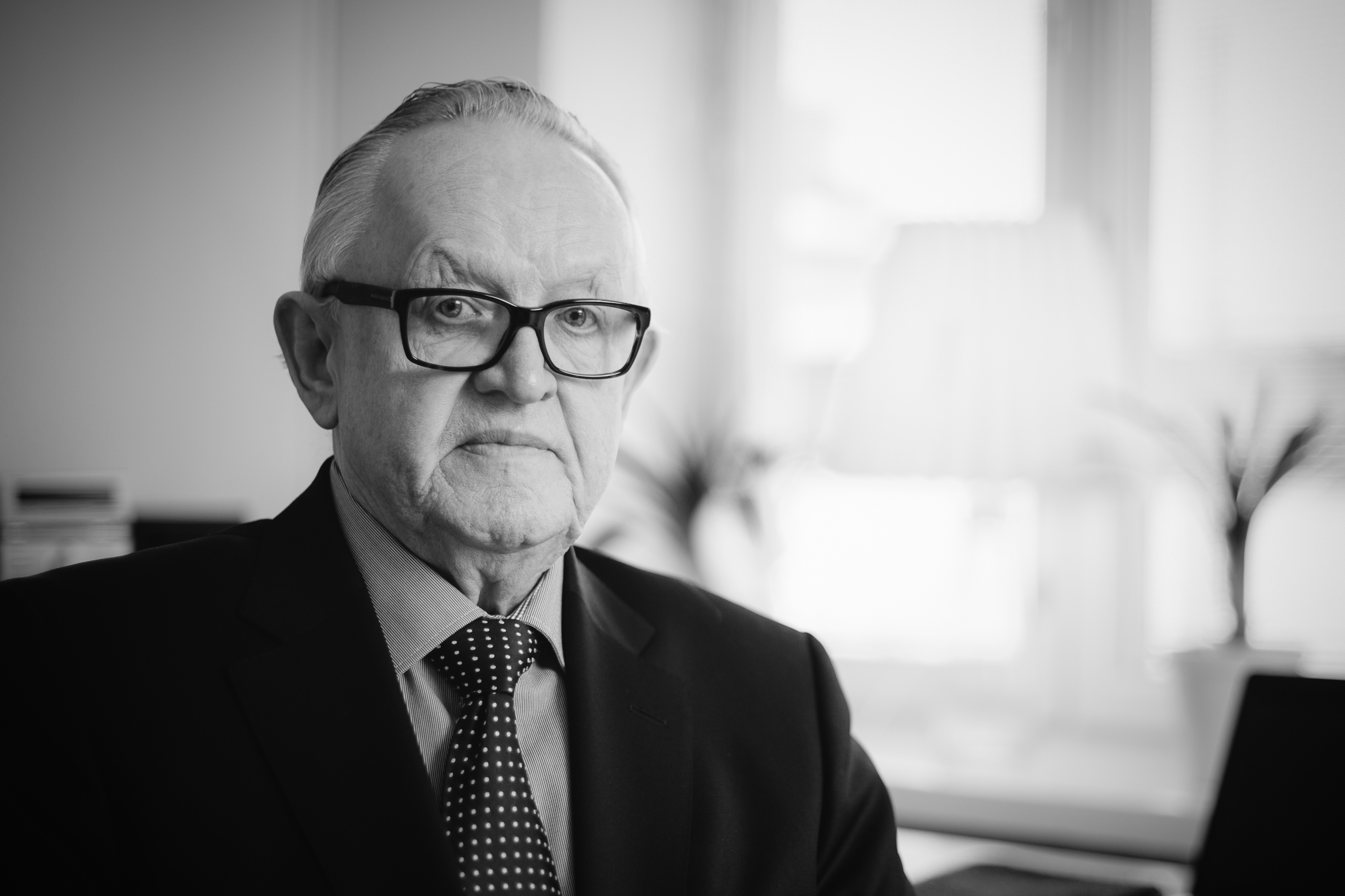 Presidentti Martti Ahtisaari. 