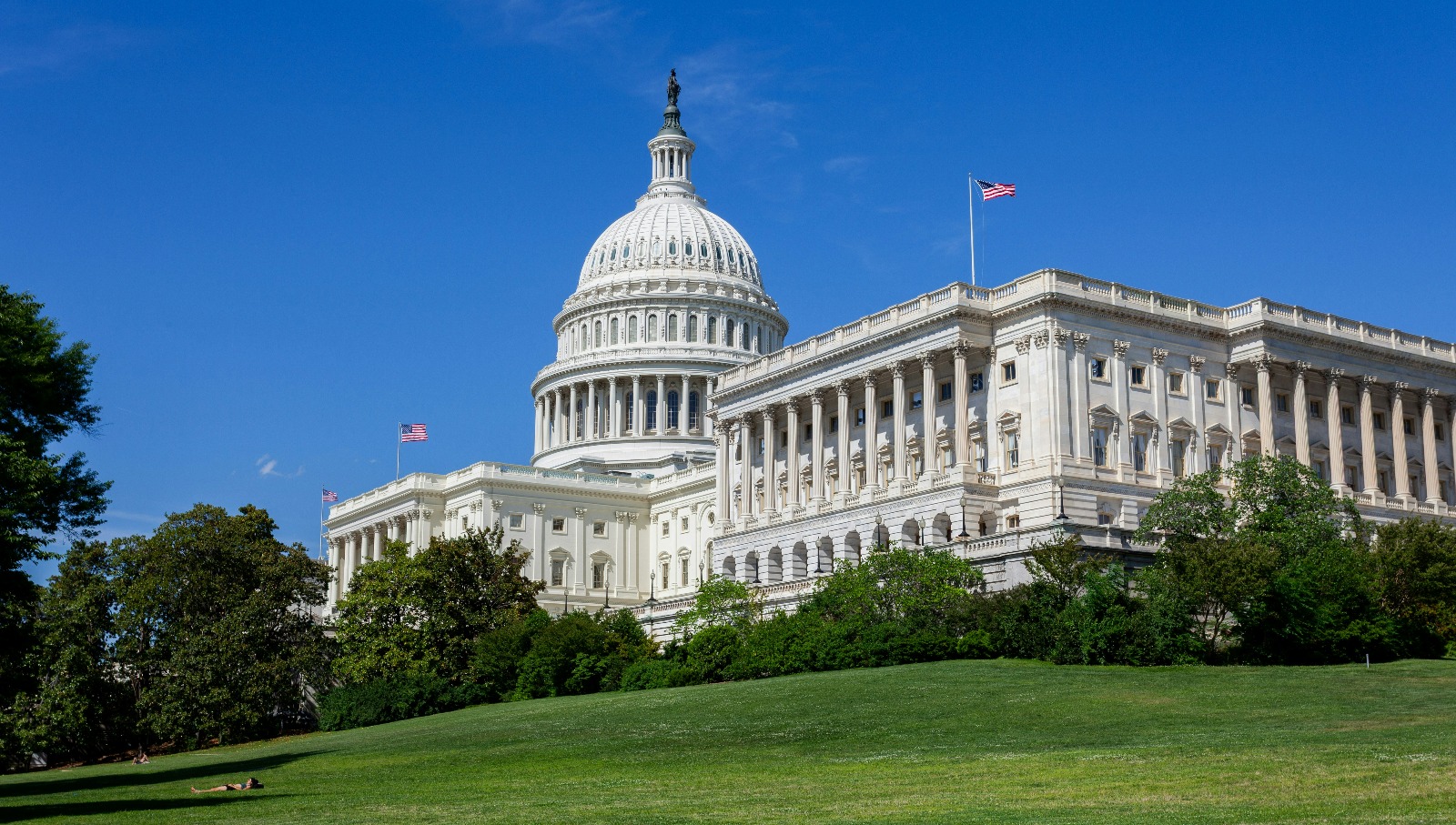A view of the U.S. Capitol building.