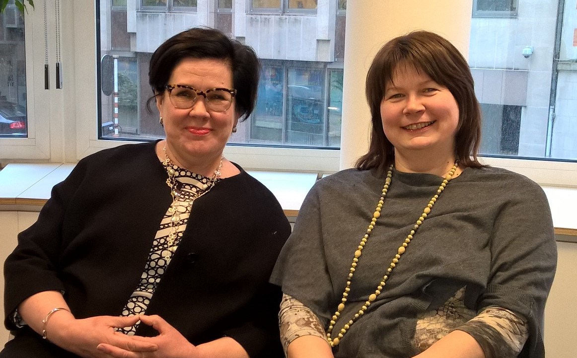 Kirsi Heinonen ja Sari Vuorinen