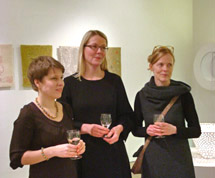 Artists from left to right: Tiia Matikainen, Kaija Poijula and Nina Nisonen (Photo: Pirjo Pellinen)