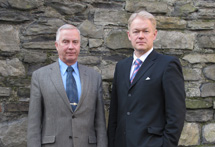 Brigadier-general Tauno Nieminen and Aaro Suonio.