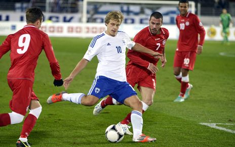 Finnish international football, soccer, World Cup 2014, Euro 2016, Finland