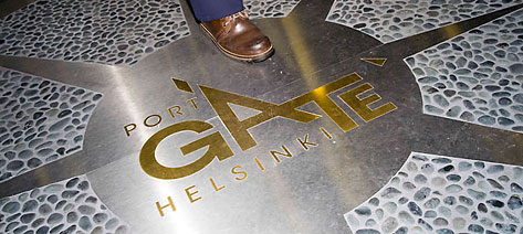Gatehouse lobby at Vuosaari Harbour
