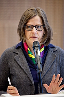 Heidi Hautala kommentoi OECD:n vertaisarvion tuloksia Helsingissä.