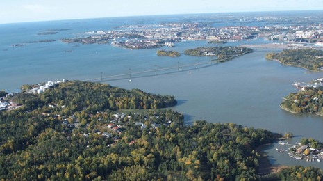 Helsinki mereltä