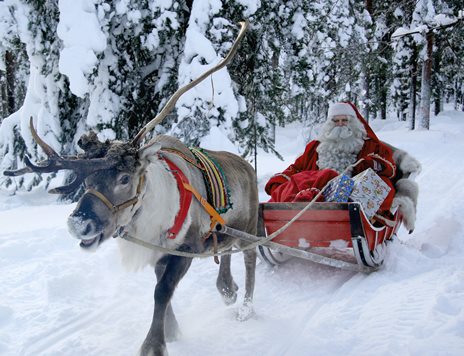 Jul i Finland, julgubben, jultomten, finska Lappland, Santa Claus, Korvatunturi, Finland