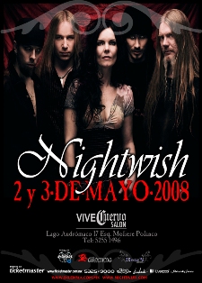 Nightwish nuevamente en concierto en México