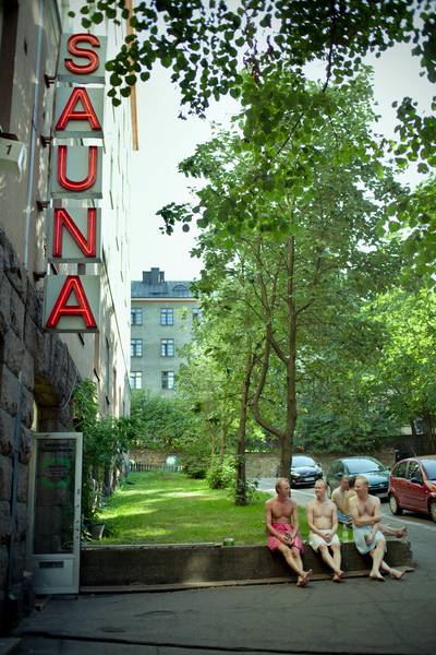 Kotiharjun Sauna in Kallio, Helsinki.