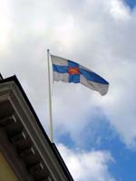 Suomen lippu vaakunalla