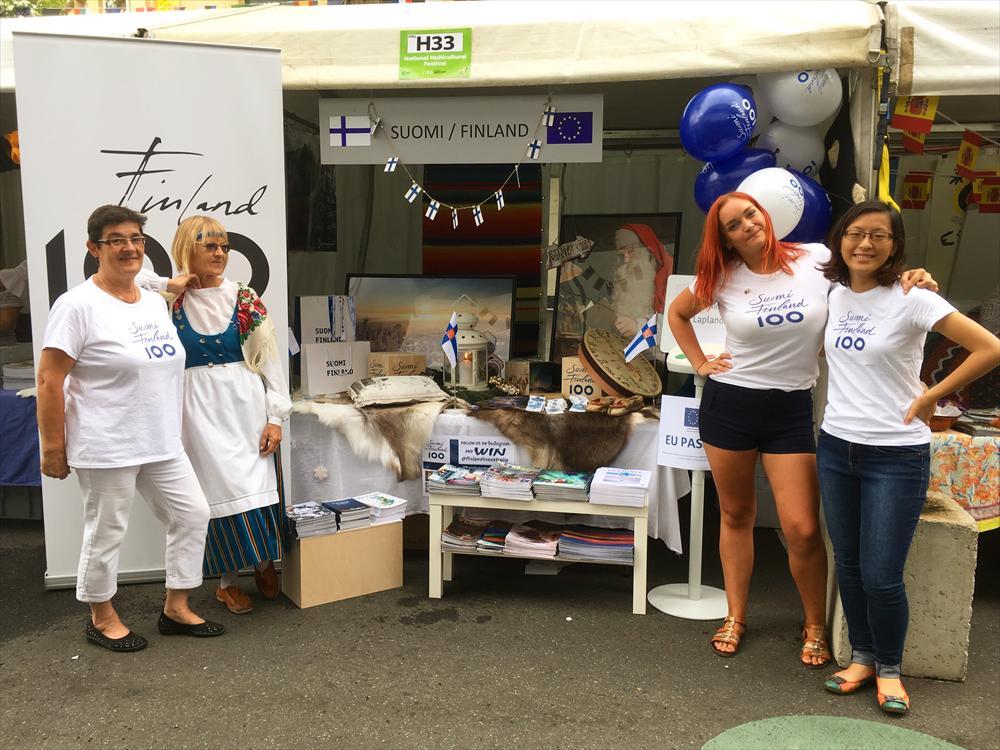 Finland's stall at the Multicultural Festival 2018 - Finland abroad:  Australia