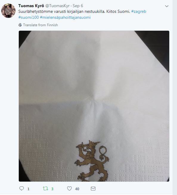 Tuomas Kyrö Twitterissä