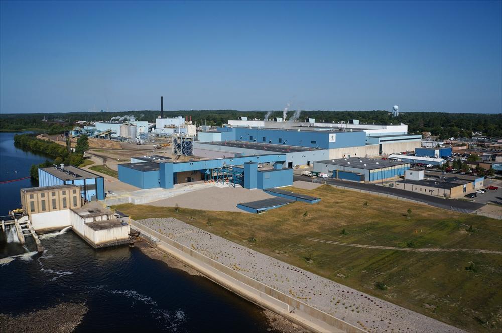 UPM Blandin mill in Grand Rapids, Minnesota